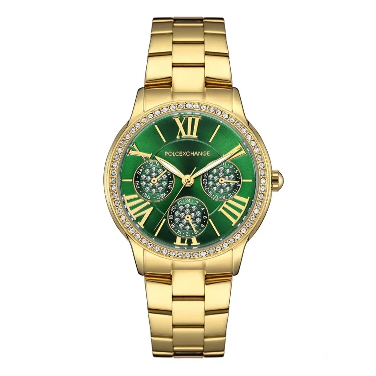 MONTRE POLOEXCHANGE FEMME M.FONCTION ACIER